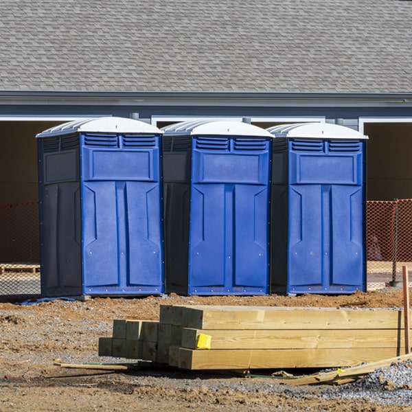 are there any restrictions on where i can place the porta potties during my rental period in Spring Mount Pennsylvania